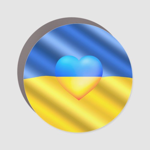Support Ukraine _ Freedom _ Peace _ Ukraine Flag  Car Magnet
