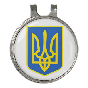 Support Ukraine Golf Hat Clip Ball Marker