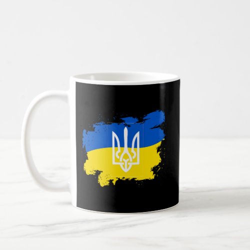 Support Ukraine I Stand With Ukraine Flag Free Ukr Coffee Mug