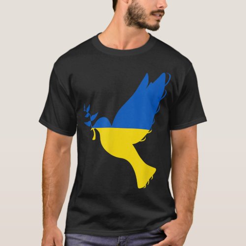 Support Ukraine I Stand With Ukraine Flag T_Shirt