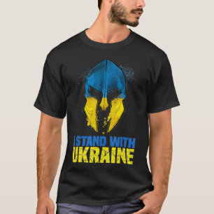 Support Ukraine I Stand With Ukraine Spartan Warri T-Shirt