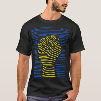 Support Ukraine I Stand With Ukraine Ukrainian Fla T-Shirt