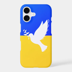 Support Ukraine iPhone Case Peace Dove - Freedom