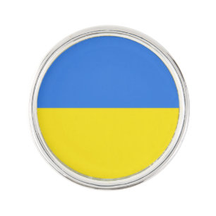 Support Ukraine Lapel Pin Ukrainian Flag