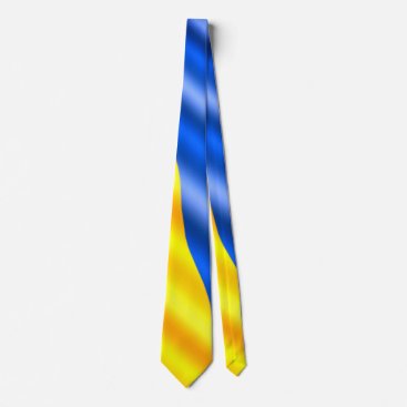 Support Ukraine Neck Tie Ukrainian Flag - Freedom