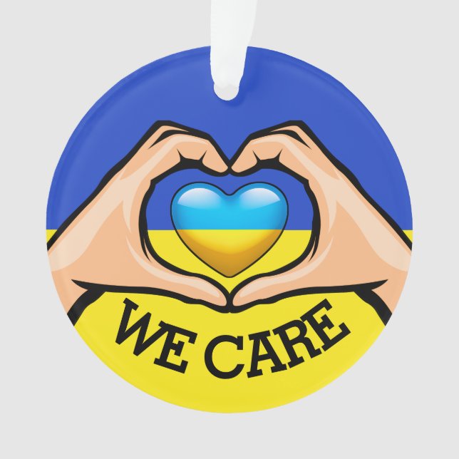 Support Ukraine Ornament (Front)