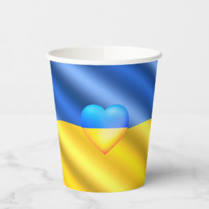 Support Ukraine Paper Cups