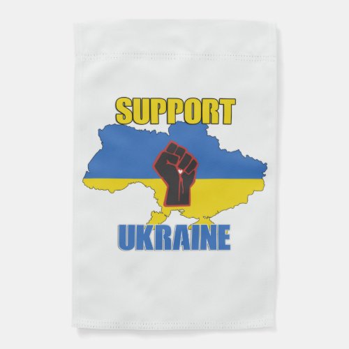 Support Ukraine _ Peace  Love for Ukraine Garden Flag