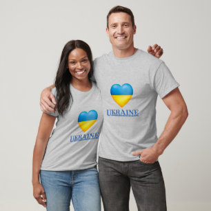 Support Ukraine - Peace & Love for Ukraine T-Shirt