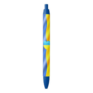 Support Ukraine Pen Freedom Heart - Ukraine Flag