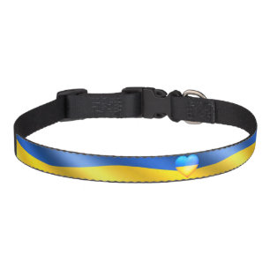 Support Ukraine Pet Collar Ukrainian Flag