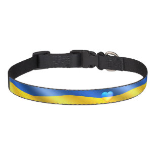 Support Ukraine Pet Collar Ukrainian Flag Freedom