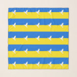 Support Ukraine Scarf Dove of Peace - Freedom<br><div class="desc">Support Ukraine Scarves - Flag of Ukraine - Dove of Peace - Freedom - Peace Support - Solidarity - Ukrainian Flag - Strong Together - Freedom Victory ! Let's make the world a better place - everybody together ! A better world begins - depends - needs YOU too ! You...</div>