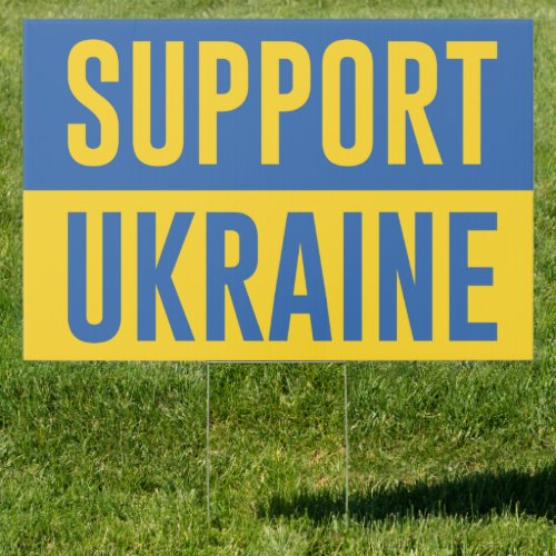 Support Ukraine Sign