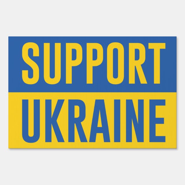 Support Ukraine Sign (Front)