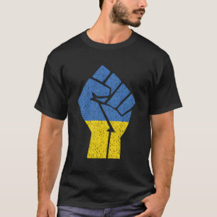 Support Ukraine Stand With Ukraine Ukrainian Flag T-Shirt