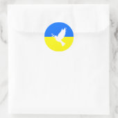 Support Ukraine Sticker Peace Dove - Freedom (Bag)