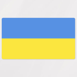 Support Ukraine Stickers Ukrainian Flag