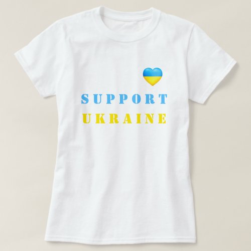 Support Ukraine T_Shirt  Flag Of Ukraine  Freedom