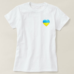 Support Ukraine T-Shirt - Peace - Flag Of Ukraine