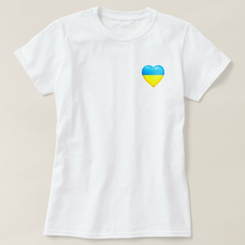Support Ukraine T_Shirt _ Peace _ Flag Of Ukraine