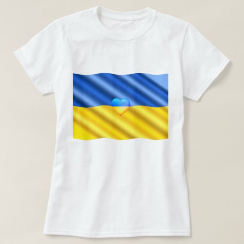 Support Ukraine T_Shirt Ukrainian Flag _ Freedom