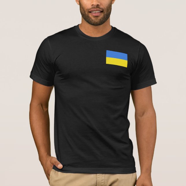 Support Ukraine T-Shirt Ukrainian Flag - Freedom (Front)