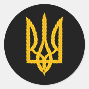 Support Ukraine Ukraine Stand With Zelensky Peace  Classic Round Sticker