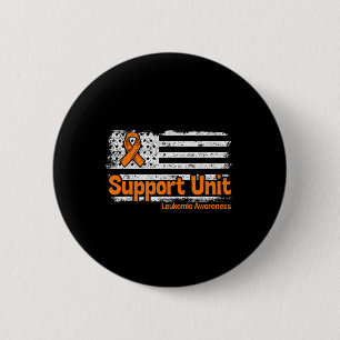 Support Unit Flag Blood Cancer Leukemia Awareness Button
