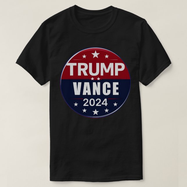 Support Vance 2024 with this Bold Campaign T-Shirt (Design Front)