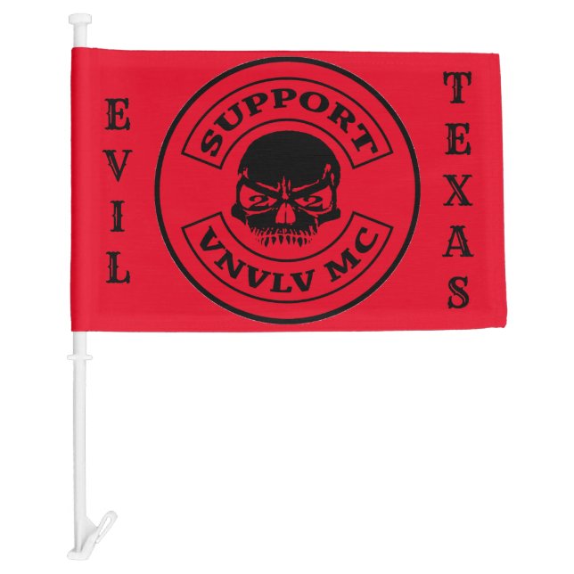 Support VNVLV MC Evil Ch Texas Flag (Front)