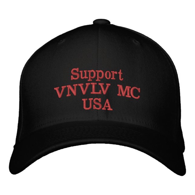 Support VNVLV MC USA Embroidered Hat (Front)