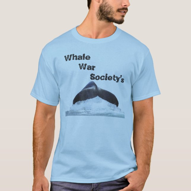 support whale war T-Shirt (Front)