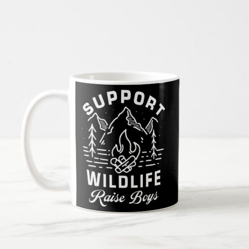 Support Wildlife Raise For A Scout Camping Scouts Coffee Mug