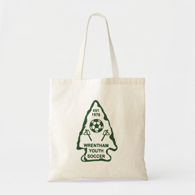 Support Wrentham Youth Soccer Tote Bag (Front)