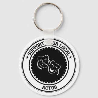 Support Your Local Actor Keychain
