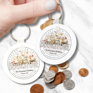 Support Your Local Bookstore Book Club Custom Keychain
