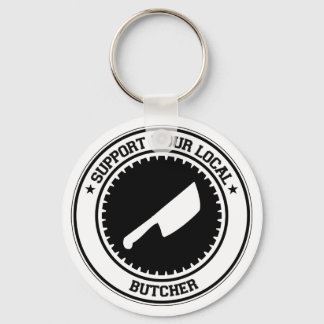 Support Your Local Butcher Keychain