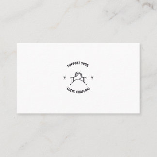 Support your local chaplain business card