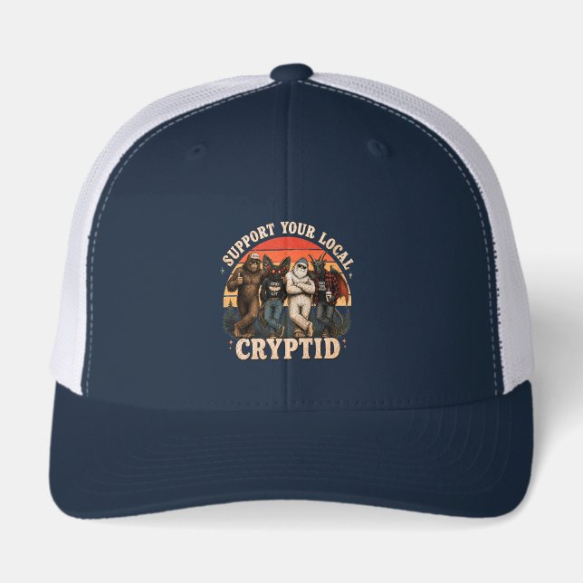 Support Your Local Cryptid Retro Cryptid Crew (Front)