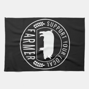 Support Your Local Farmers Pride Farm Country Farm Kitchen Towel