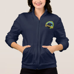 Support Your Local Grackle Women's American Apparel California Fleece Zip Jogger