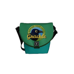 Support Your Local Grackle Rickshaw Mini Zero Messenger Bag