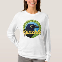 Support Your Local Grackle Women's Bella+Canvas Long Sleeve T-Shirt