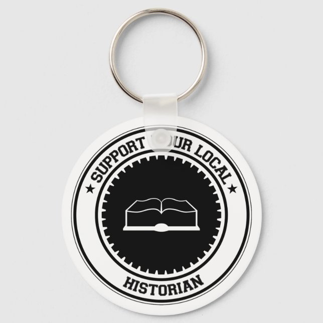 Support Your Local Historian Keychain (Front)