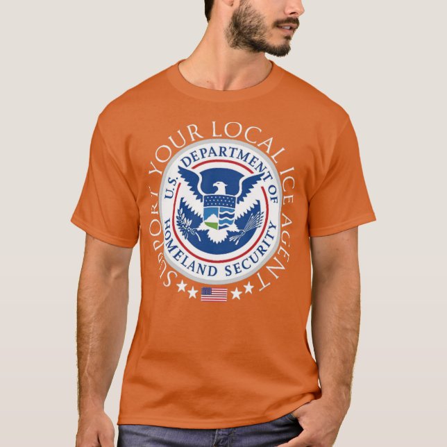 Support Your Local Ice Agent T-Shirt (Front)