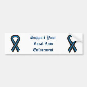 Support Your Local Law Enforement Bumper Sticker
