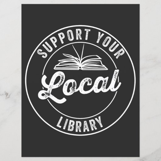 support your local library (Front)