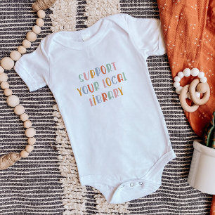 Support Your Local Library Baby Bodysuit