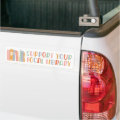Support Your Local Library Bumper Sticker | Zazzle